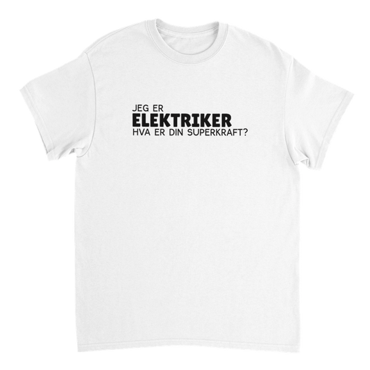 T-skjorte for elektrikern